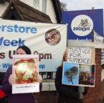 Salford Boycott Dogs4Us Christmas Protest